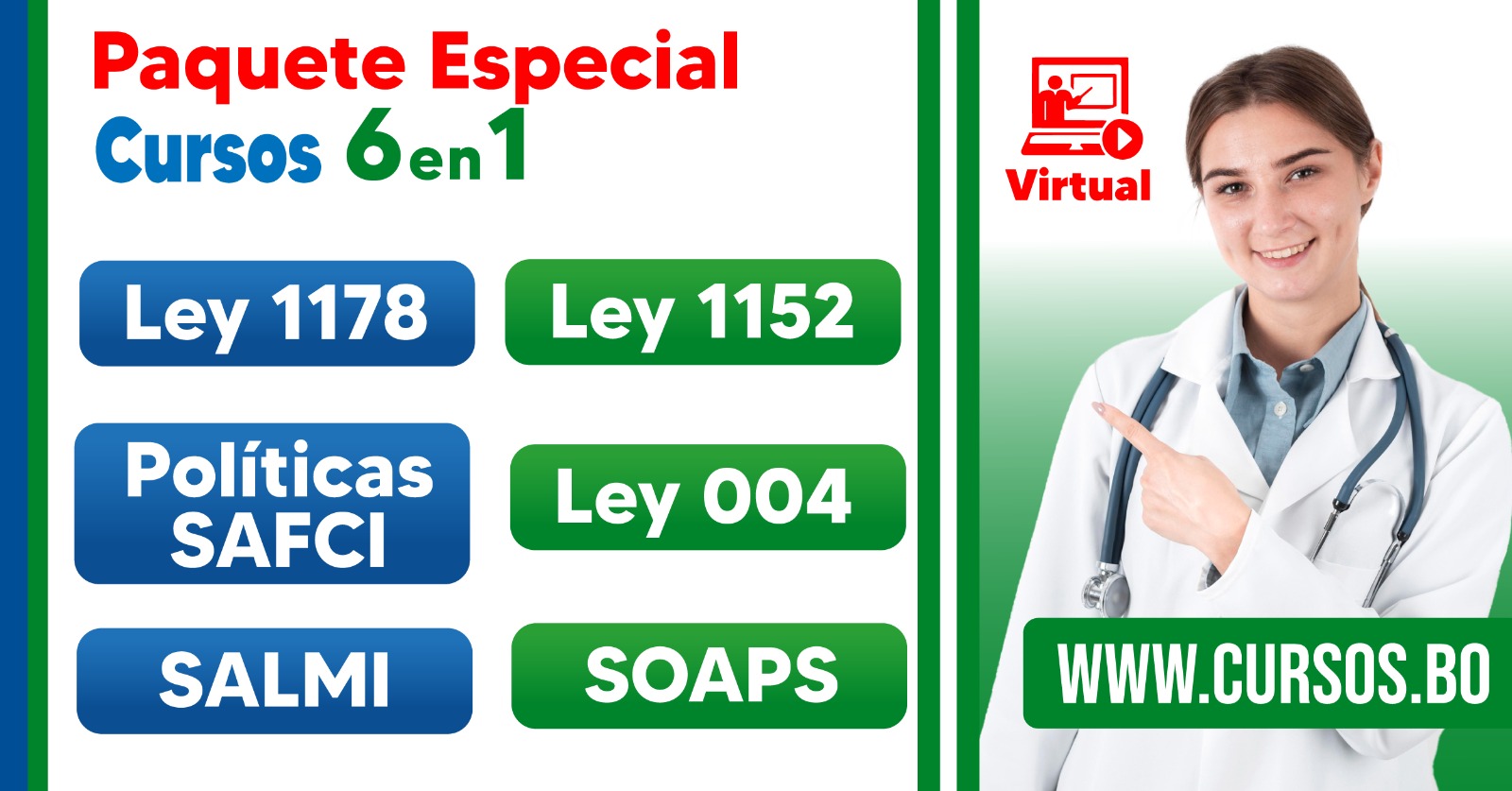6 Cursos de Gestión Pública y Salud Pública   (Virtual 24/7)